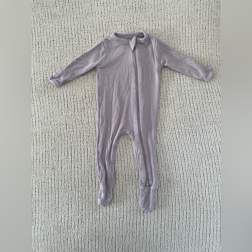 Kyte Baby Ribbed Zippered Footie on